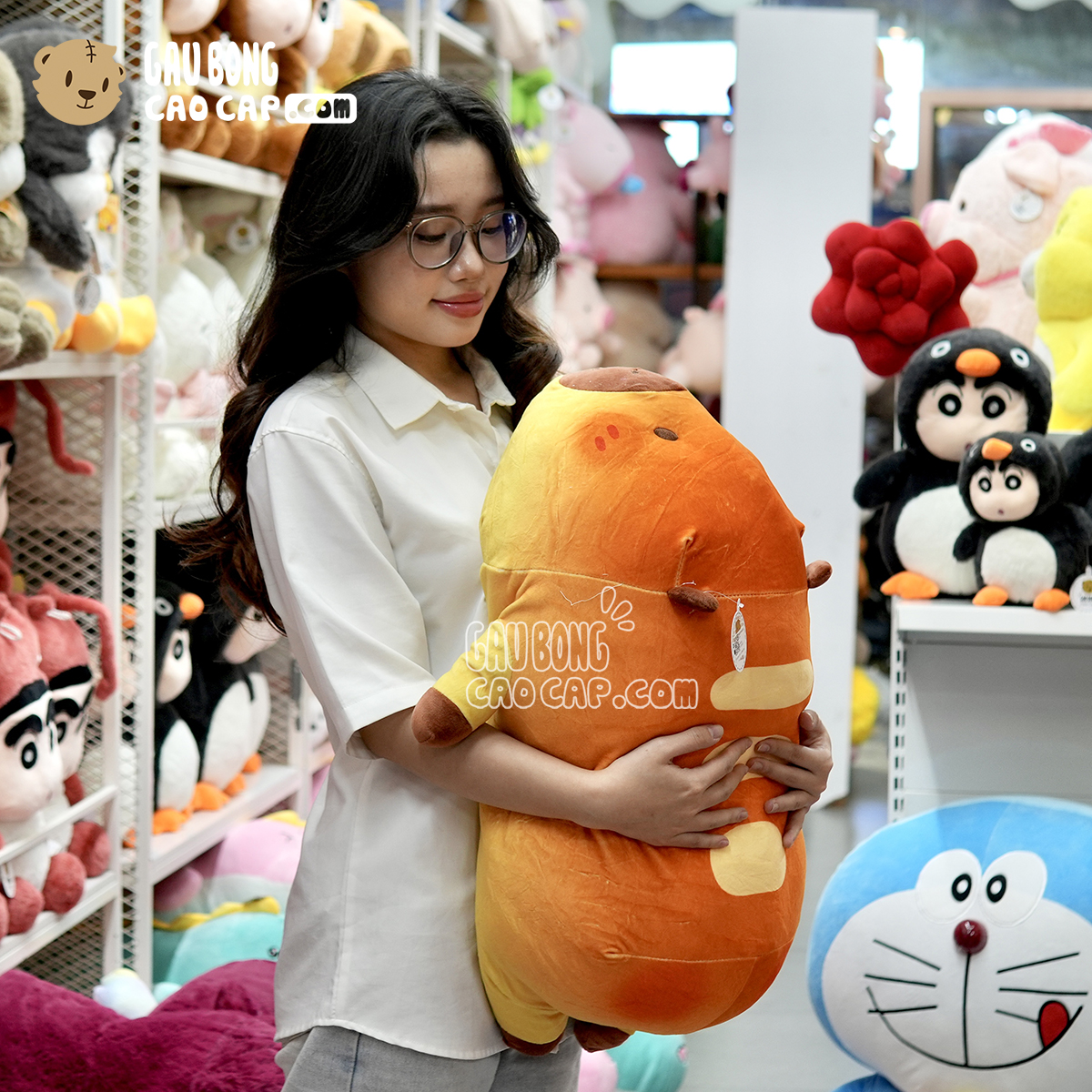 Gấu Bông Bánh Mì Capybara baby