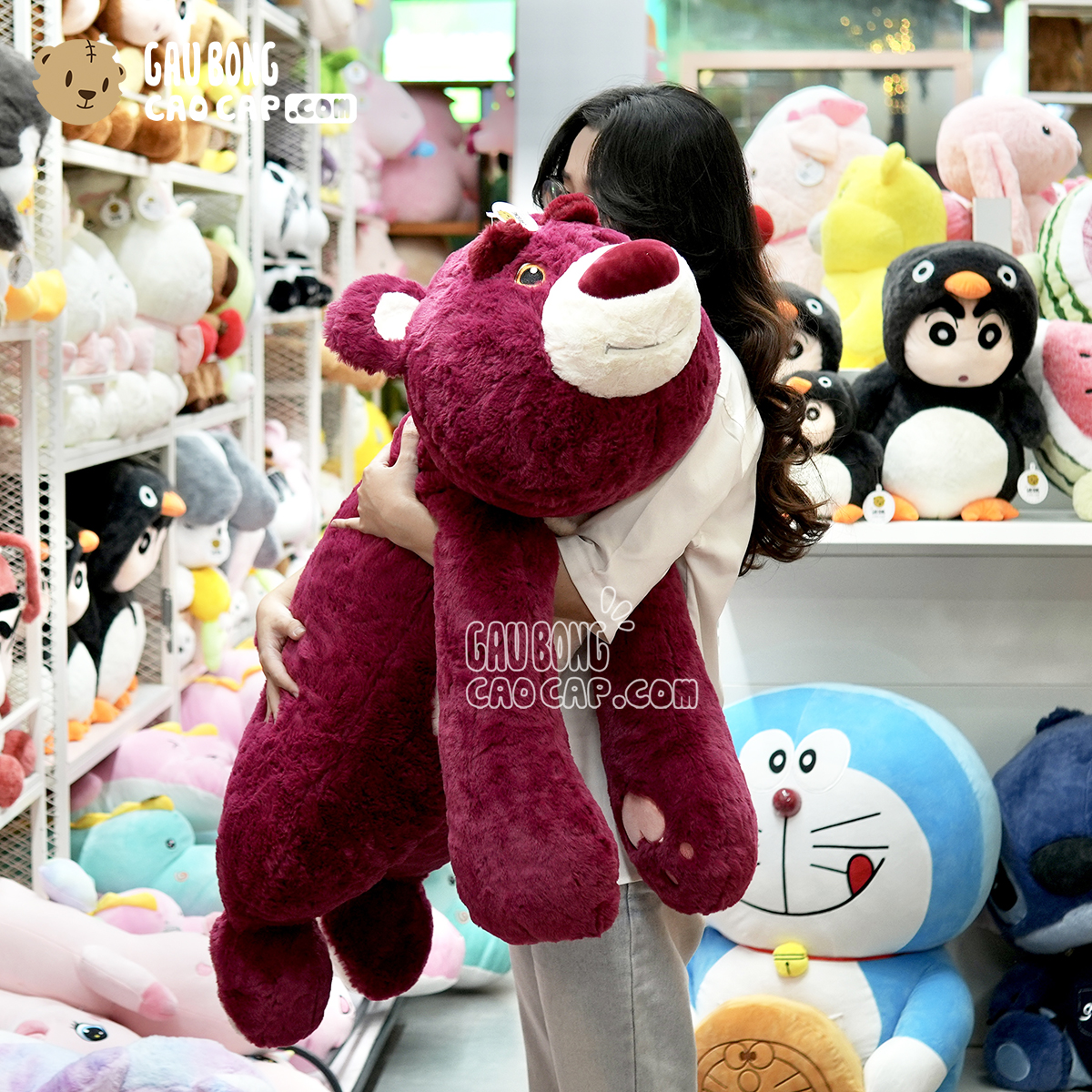 Gấu Bông Lotso Nằm lông Smooth