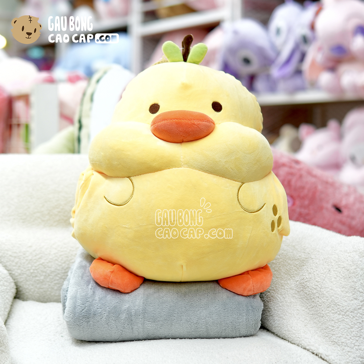 Vịt Bông Vàng có mền 2in1